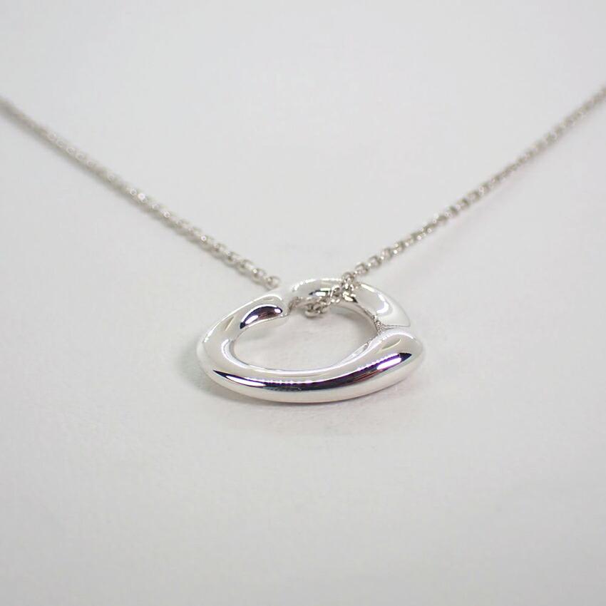 [Б/у] TIFFANY/Tiffany 925 Open Heart Подвеска/ожерелье [g312-68]