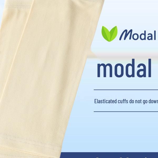 Summer Modal Cotton Thigh Support: Lightweight, Sweat-Absorbing, Warmth-Keeping Knee Sleeve for Air-Conditioned Rooms
