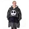 The Nightmare Before Christmas Unisex Adult Jack Skellington Hoodie Blanket