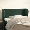 3117049 vidaXL Headboard with Ears Dark Green 103x23x78-88 Cm Velvet