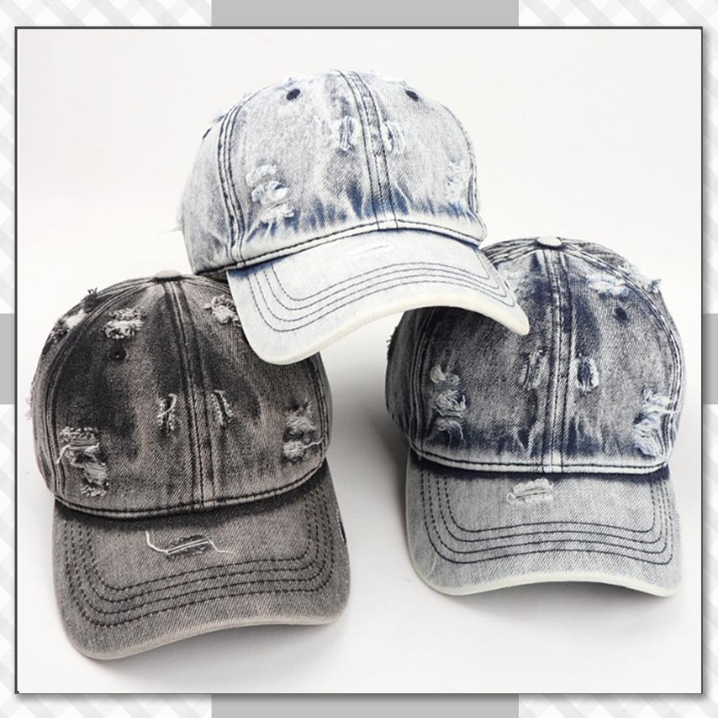 Хромированный журавль, винтажный, потертый деним, повседневная мода для мужчин и кепка CB282, для женщин, (черный)