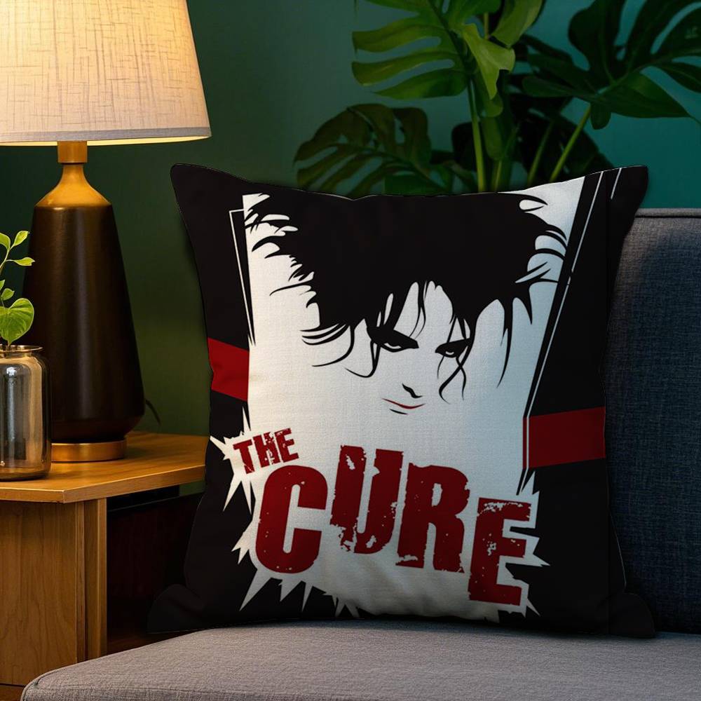Наволочка C-Cure Rock Band, диван, гостиная, спальня, двусторонняя печать, квадратная подушка, наволочка для подушки для сна