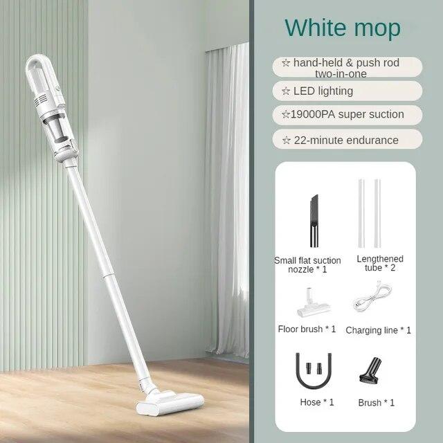 Новый 5-в-1 19000 Па Многофункциональный Бытовой Чистящий Аппарат Мощный Беспроводной Автомобильный Пылесос Металлический Фильтр Портативный Ручной