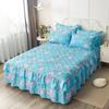 Luxury Comfortable Fitted Bed Sheet Thickened Cotton Bed Skirt Set for Queen King Size Quilting Bed Spreads Set Home Textiles