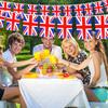 Union Triangular Bunting 25pcs British Flags 70th Anniversary England Flag Bunting for Queen s Platinum Jubilee Pub