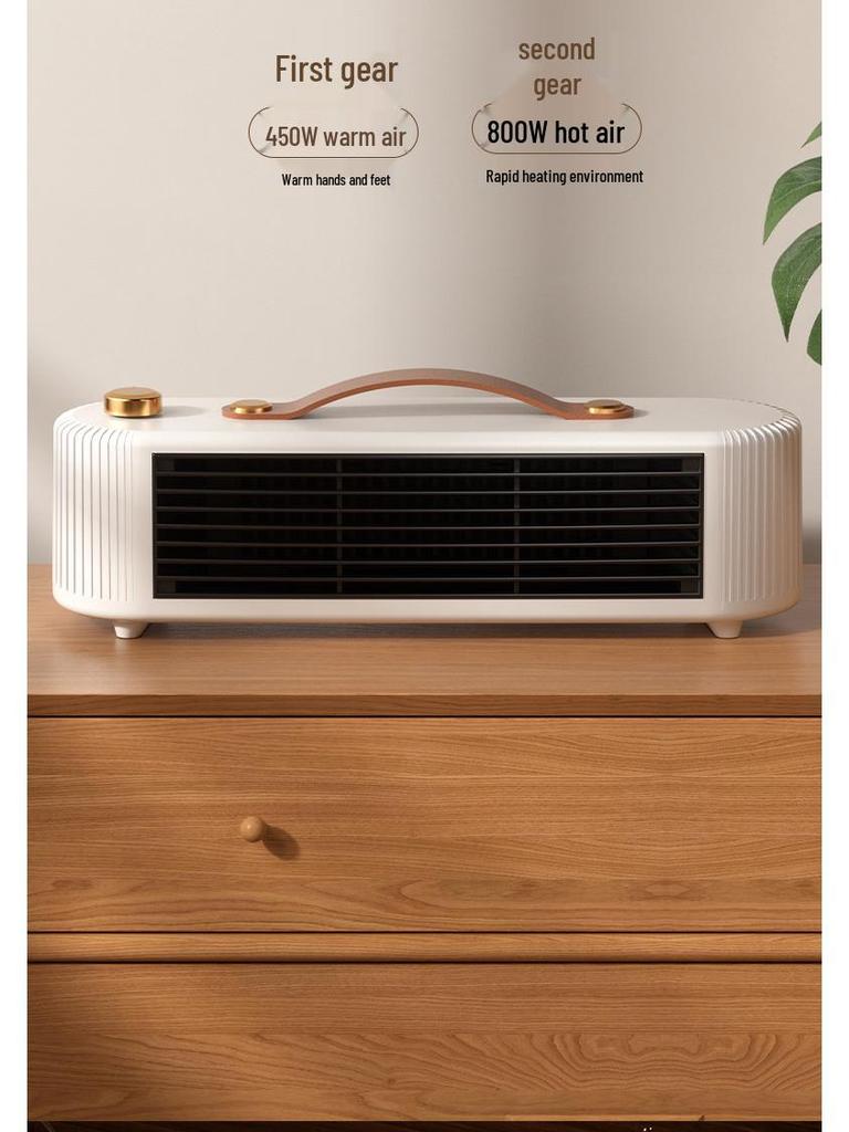 European Standard Portable Desktop Fan Heater for Quick Heating