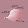 Sweet Bowknot Embroidery Baseball Hat For Women Solid Color Korean Girl Peaked Cap Outdoor Soft Cotton Snapback Sun Visors Hat