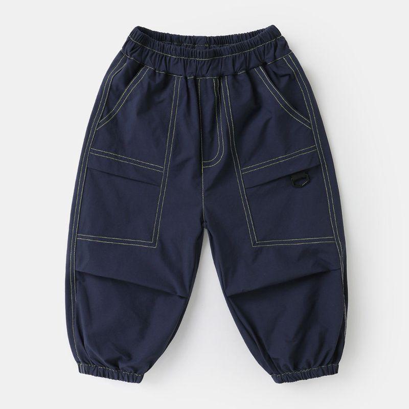 Right European Style Boys' Mountain-Style Casual Workwear Long Pants 2026 Spring and Autumn New Children's Clothing Baby Long Pants Spring and Autumn