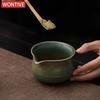 4 шт. печи ру династии Сун Набор для матча Венчик Чаша для матча Подставка для венчика для любителей чая Инструменты для приготовления чая Набор для церемонии ручной работы