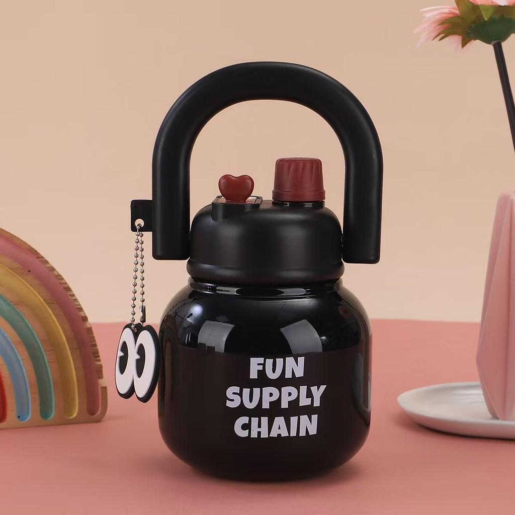 Двойной стакан 650 мл Большой емкости Пластиковая чашка-термос Подарок Вода Модные чашки