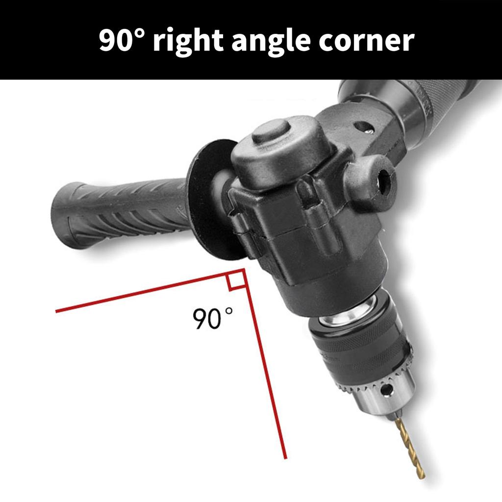 Угловое устройство 90 градусов Дрель-насадка Удлинительный патрон Патрон для дрели для насадок Многофункциональные аксессуары для электроинструментов