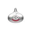 Металлическая слизь в виде значков Dragon Quest