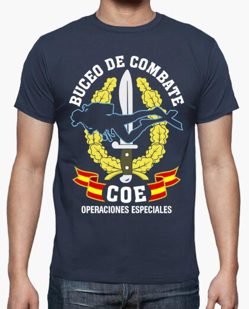 Spainsh COE Combat Diving Operaciones Especiales TShirt Short Sleeve Casual  Cotton ONeck Unisexs T Shirts