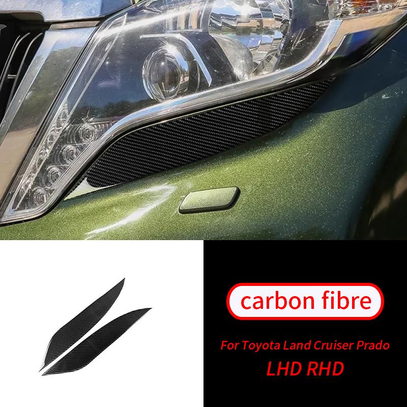 Для Toyota Land Cruiser Prado Gen Мягкий карбоновый рычаг переключения передач, панель управления стеклоподъемником, воздухозаборник, салон автомобиля