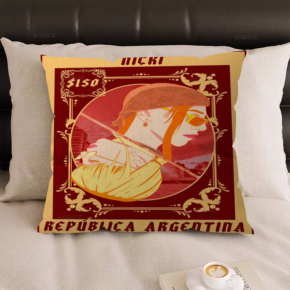 Nicki N-Nicole Singer Alma Pillow Anime Pillow Sofa Bed Head Pillow Cover Cushion Cover 45x45 cm Fashion
