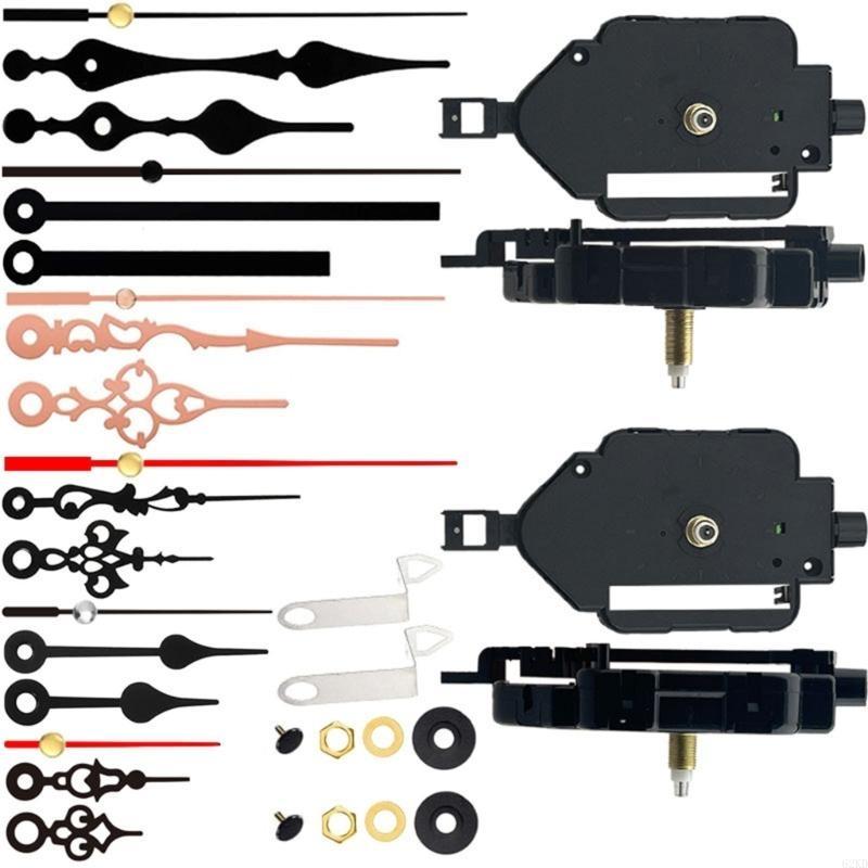 62KD Pendulum Clock Movement Mechanism with Hands Set DIY Quartzs Movement Kits for Crafting Clock Replacement Accessories