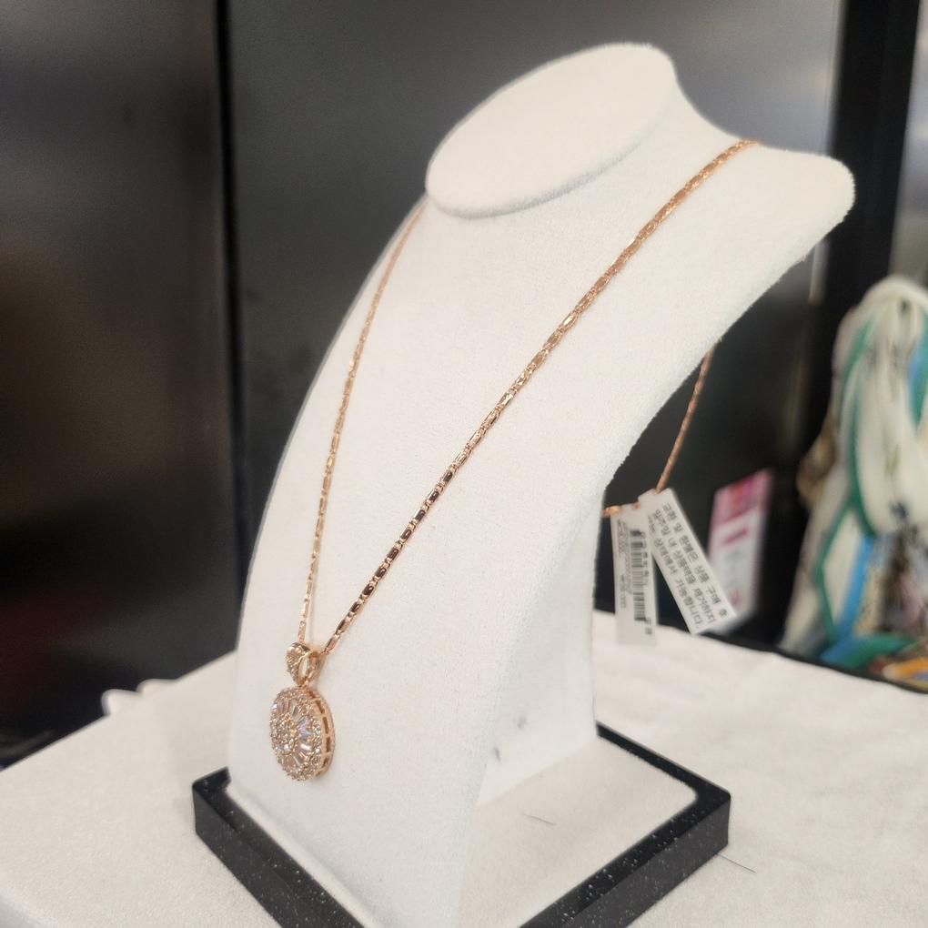 Ожерелье Atria Crystal Tepacubic Circle APSNEDG0001PKF