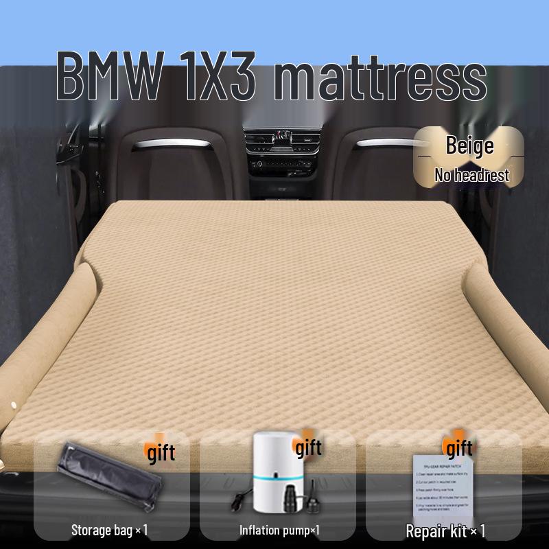BMW iX3 Rear Seat Inflatable Car Mattress - Sleeping Pad for Trunk & Backseat