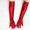 Punk Leather Gloves Hip-pop Etiquette Mittens Cute Long Gloves  Girl