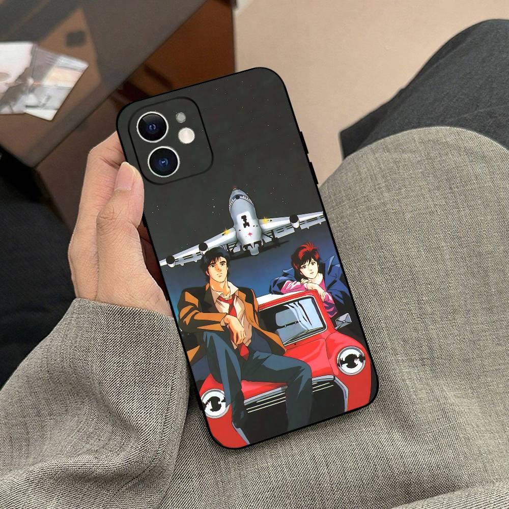 City Hunter Phone Case Black Phone Case For IPhone 17/16/15/13/14 Pro Max/ 11Plus/X/Xr/Xs Max 13mini