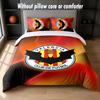 Valencia FC Design Bed Bedding Set 1 Duvet Cover + 2 Pillowcases Soft Breathable Household Bed Linens