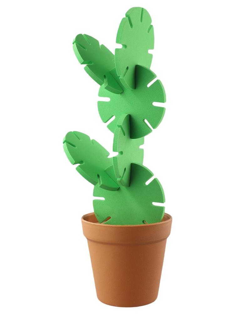 Набор подставок с креативным дизайном и подставкой в виде цветочного горшка для хранения, для декора стола