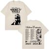 Sabrina Carpenter Short N Sweet Tour 2025 Футболка Мужская Женская Свободная Повседневная Модная Хлопковые Футболки Оверсайз Харадзюку Уличная Футболка
