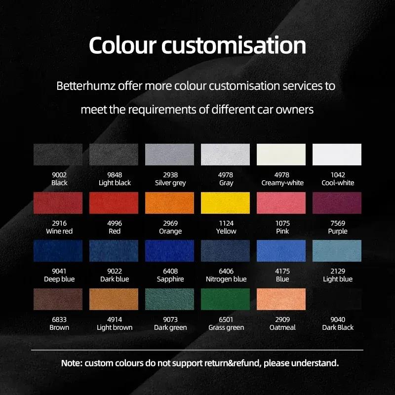 Betterhumz Console Dashboard Panel Cover Trim For BMW Series 1 2 F20 F21 F22 Made of Alcantara Sticker Interior Auto Accessories