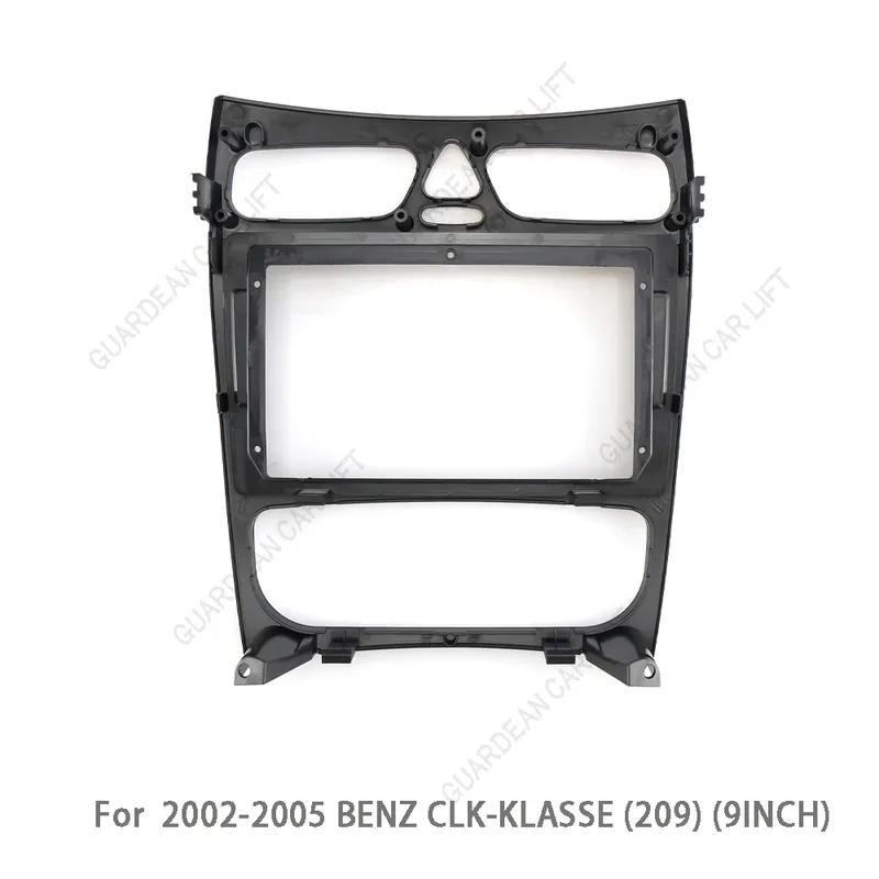 For Mercedes BENZ C-Klasse W203 CLK-klasse W209 G-klasse W463 Vito Viano W639 9 inch Car Radio Frame Kit Dash Panel GPS Fascias