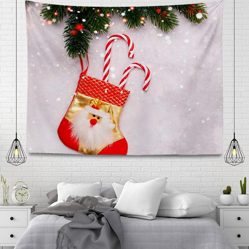 Серия подвесных тканевых гобеленов в рождественском стиле