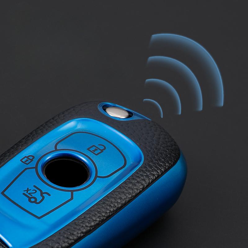 Кожаный чехол для автомобильного ключа из ТПУ, чехол, сумка, брелок в виде ракушки для Buick VERANO ENCORE GX GL6 для Opel Vauxhall Astra K Corsa E