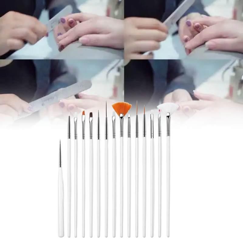 Набор лаков для ногтей в виде ручек, кисть для ногтей, ручка для рисования, полный набор, прочные инструменты, подарок