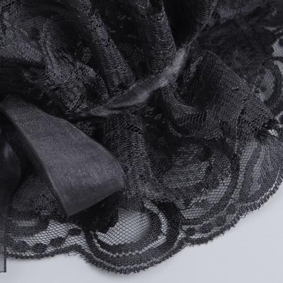 Шейный платок с кружевной вышивкой в стиле ретро, многослойный дизайн, дворцовый воротник