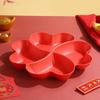 1Pc Candy Plate Dried Fruit Plate Fruit Basket Heart-Shaped Fruit Plate Candy Plate Snacks Nuts Bowl Bowl Box Container