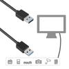 USB 3.0 высокоскоростной кабель-удлинитель для видеокарт и данных, двойной A-типа для внешних оптических приводов