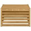 Maison Exclusive - Table de jardin Bois d'Acacia Massif Blanc 59 x 59 x 37 cm