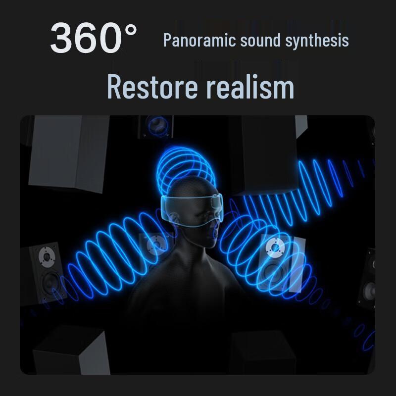 SKG T5 Smart Sleep Eye Mask with Bluetooth Music & Massage