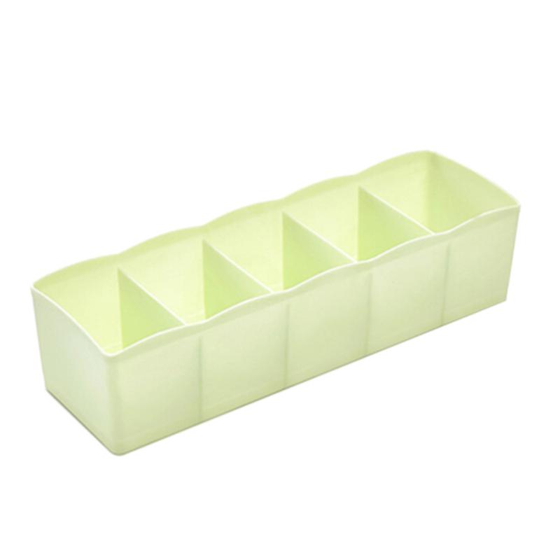 Многоцелевой ящик для хранения нижнего белья с 5 сетками, пластиковый ящик для хранения носков, штабелируемый ящик, отделочная коробка для гардероба