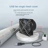 USB Adjustable Speed Solder Smoke Absorber ESD Fume Extractor Fan Pipe Duct Exhuast Fan with 1M Pipe Tub Ventilation Fan