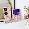 Ins wind применим к чехлу для складного телефона Huawei Pocket2, чехол-скин с ретро-цветочным рисунком для Huawei PuraX, матовый чехол