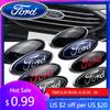New 2026 Car Sticker 14.6x5.7cm Emblem Car Front Cover Grille Badge for Ford Kuga Focus Ranger Mustang Mondeo Fiesta Explorer Tr