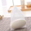Mesh Foaming Pouch For Soap Drawstring Design For Easy Use Quick Drying Comfortable Texture For Home Bathing Lathering Soap Net For Handmade Bars