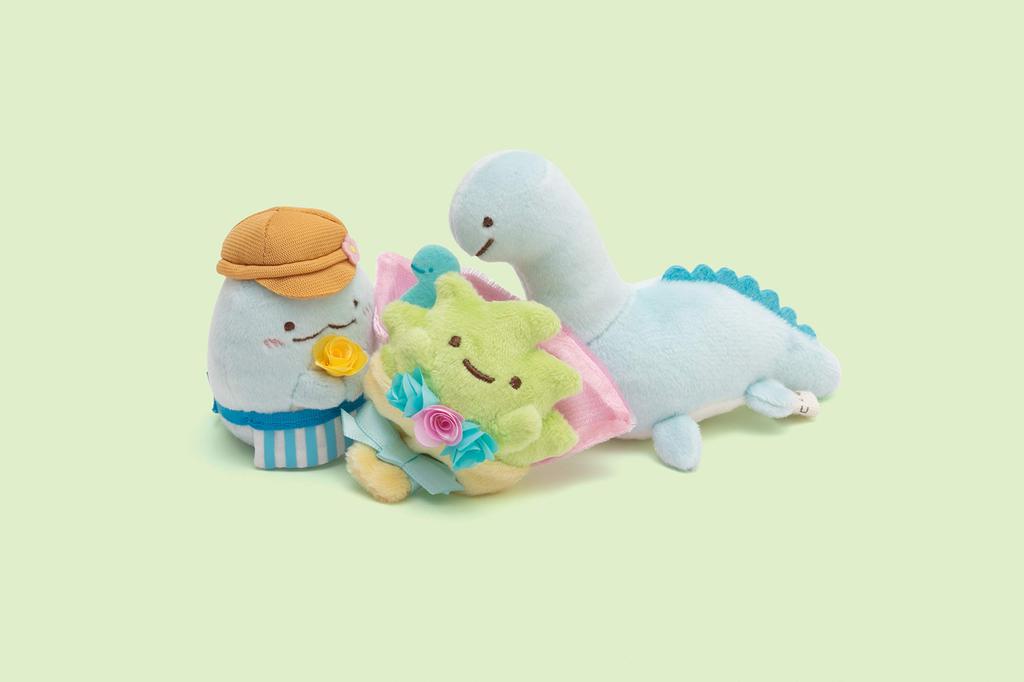 Sumikko Gurashi Work Pretend Series Plush Toy Set Bouquet Lizard MY54001 San-X Hand-held & (Flower Shop)