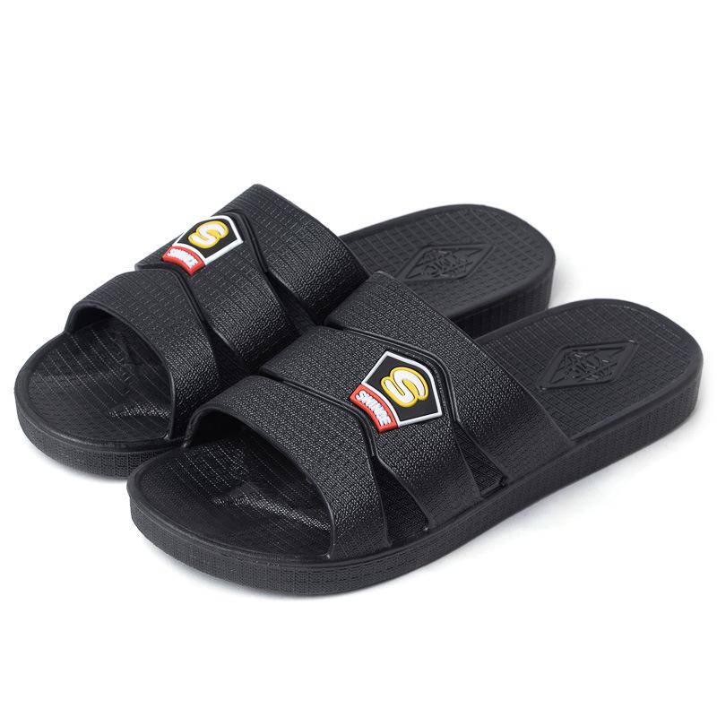 Летние домашние тапочки для ванной комнаты мужские ПВХ с мягкой подошвой Four Seasons Home Cool Slippers