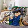 1pc Detective Conan Mystery Case flannel Blanket for Super Soft Cute Comfort Blanket for Travel Bedding Couch Sofa Blanket Y7238