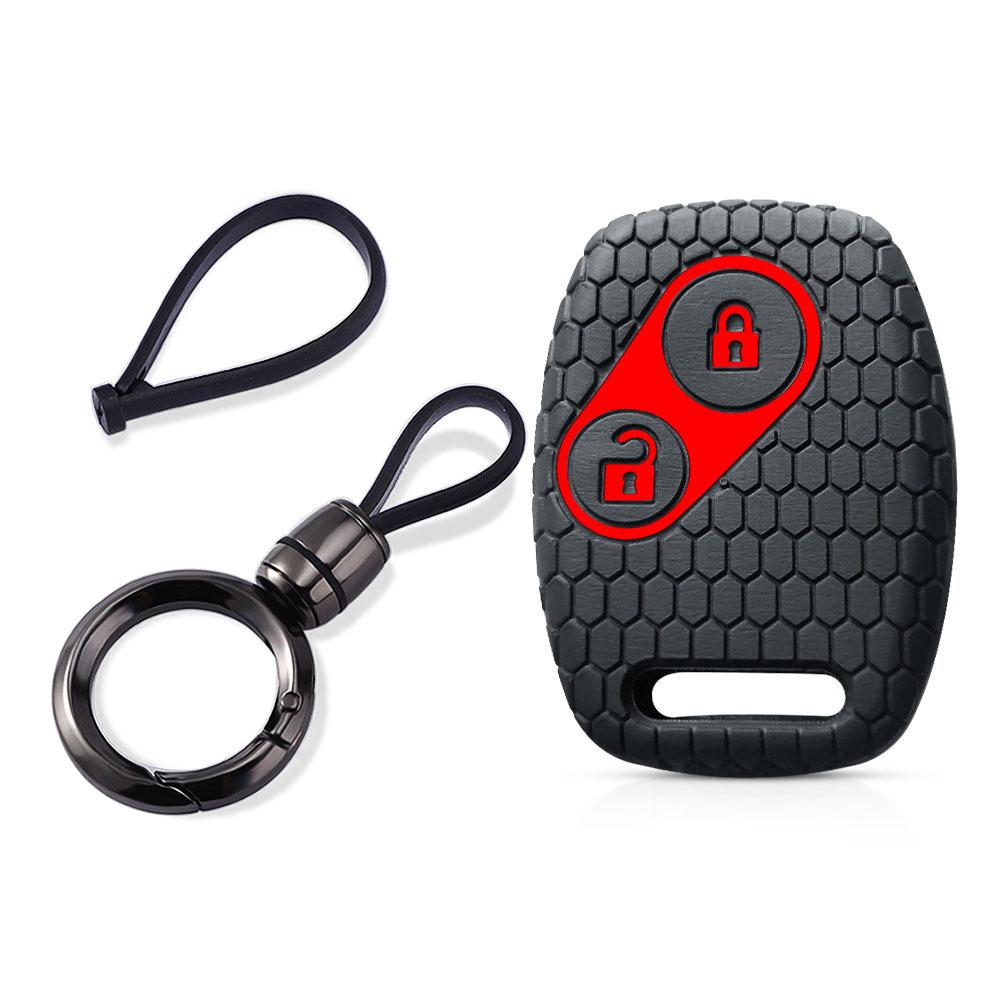 Для Honda CRV SRV FRV Fit Civic Accord Jazz Для Acura CSX Силиконовый Чехол для Ключа Брелок Аксессуары Держатель Оболочка Чехол для Ключа
