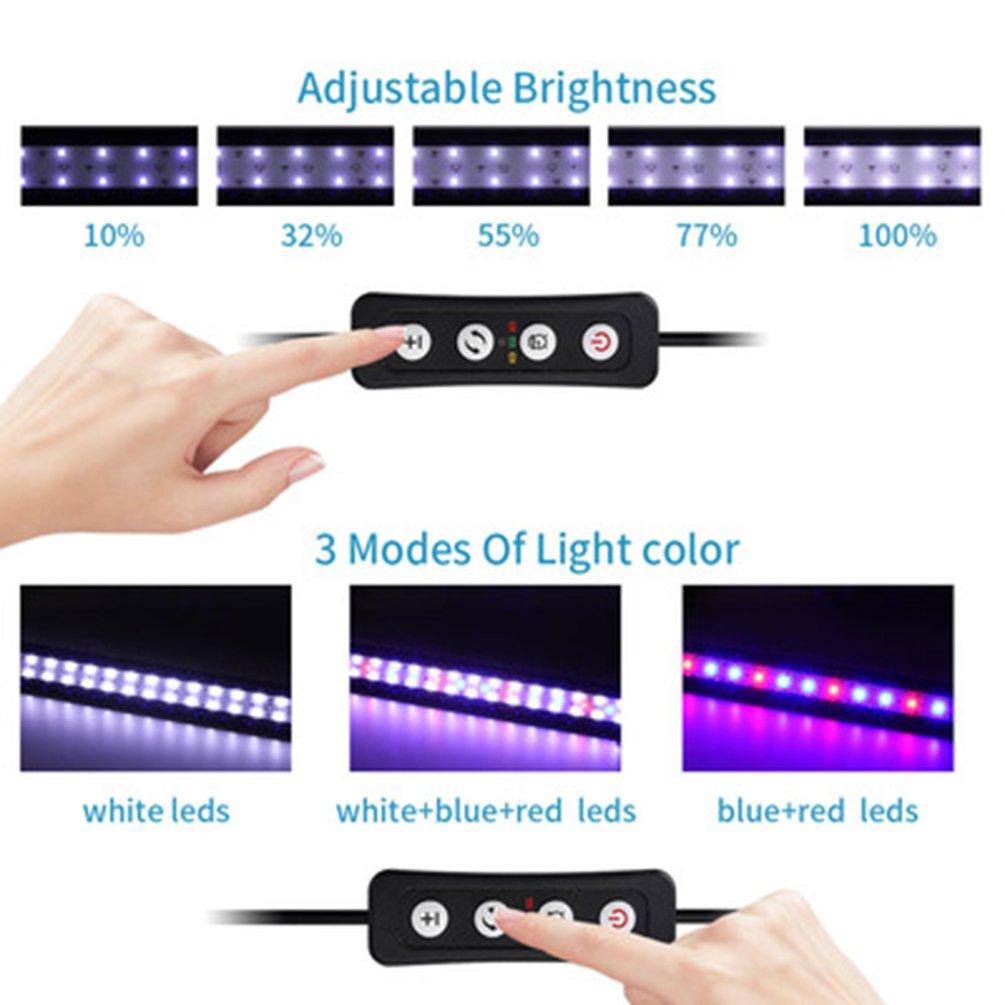 Лучшее светодиодное освещение для аквариума с регулируемым кронштейном для аквариума