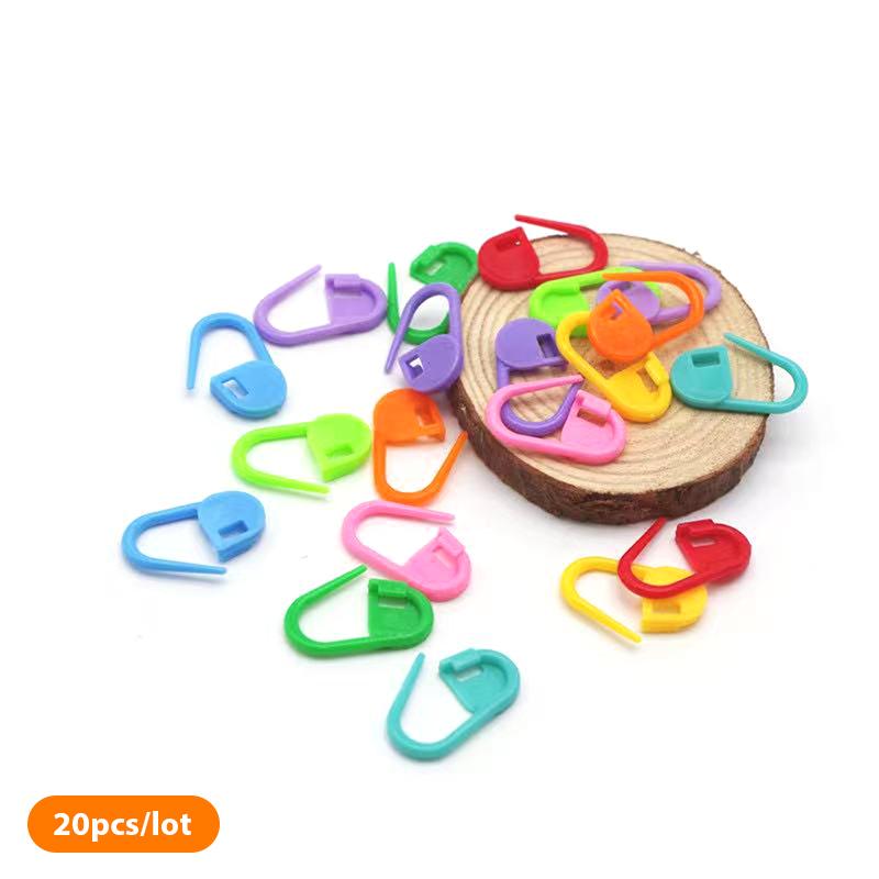 100Pcs Mix Color Knitting Tools Locking Stitch Markers Crochet Latch Marker Pin