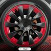 Красный комплект колес из АБС-пластика для Tesla Model Y (2020-2023 гг.)