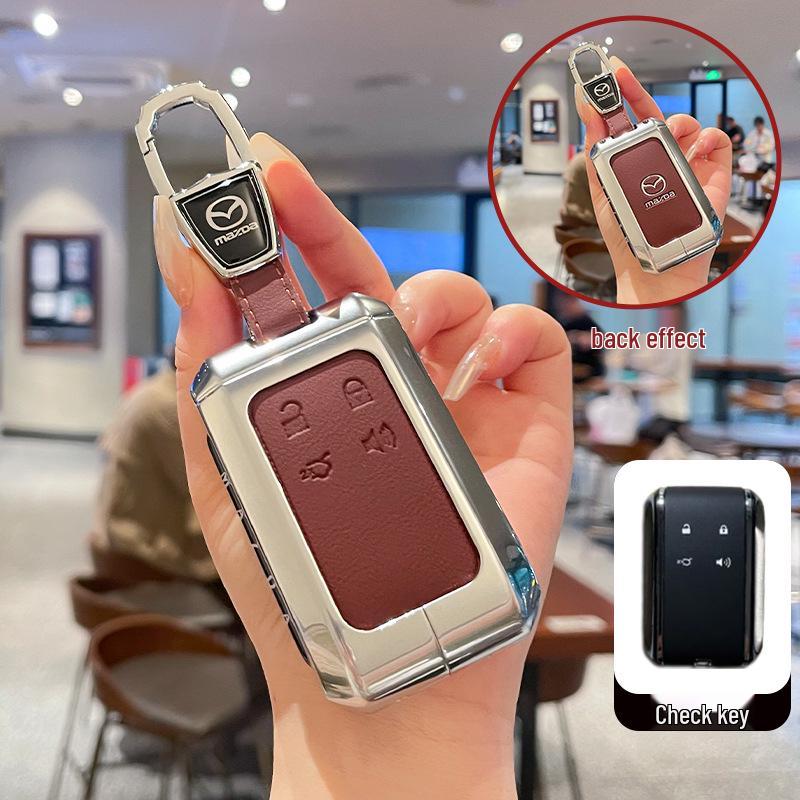 Куооо: Прочный, полностью закрывающийся чехол с пряжкой для брелоков Mazda EZ6 и пуль дистанционного управления автомобиля EZ60.